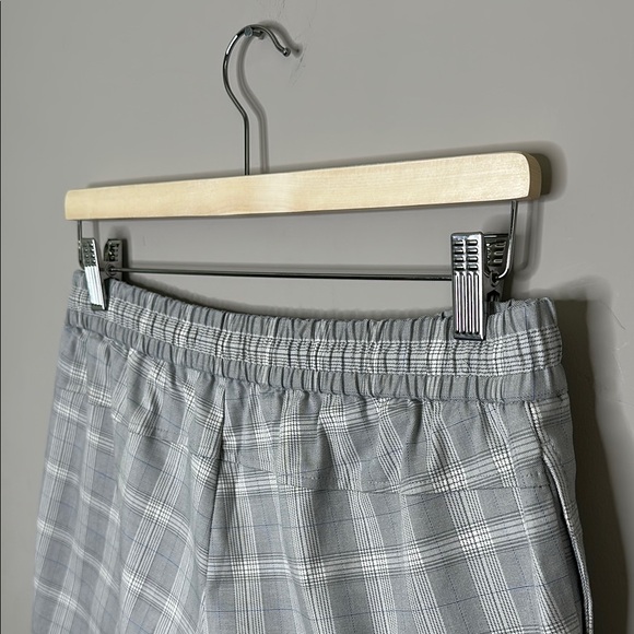 Topman Gray Plaid Drawstring Shorts - Picture 9 of 11